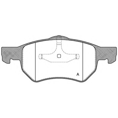 Photo Brake Pad Set, disc brake OPEN PARTS BPA088200