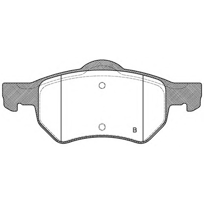 Photo Brake Pad Set, disc brake OPEN PARTS BPA088200