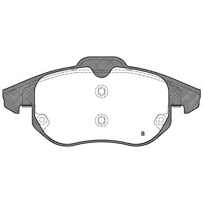 Photo Brake Pad Set, disc brake OPEN PARTS BPA088800