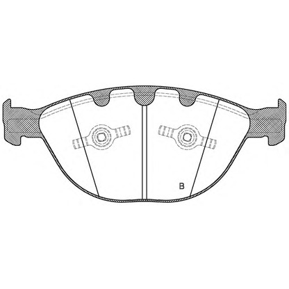 Photo Brake Pad Set, disc brake OPEN PARTS BPA095810
