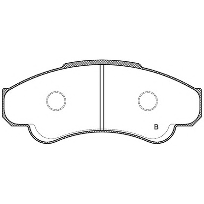 Foto Bremsbelagsatz, Scheibenbremse OPEN PARTS BPA095901