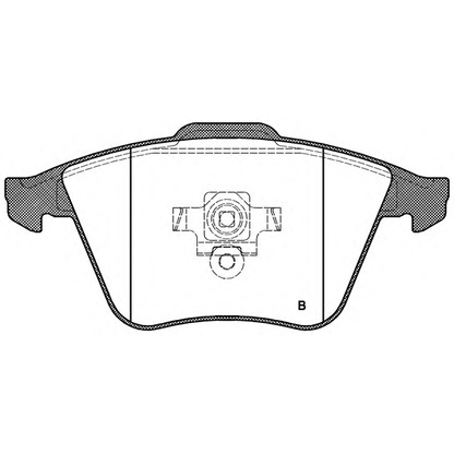 Photo Brake Pad Set, disc brake OPEN PARTS BPA096412