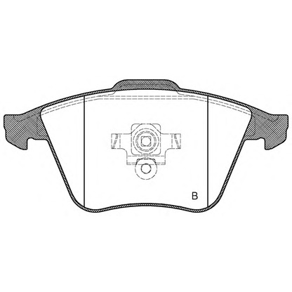 Photo Brake Pad Set, disc brake OPEN PARTS BPA096420