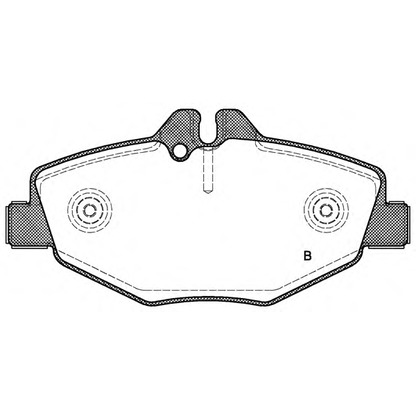 Photo Brake Pad Set, disc brake OPEN PARTS BPA099002