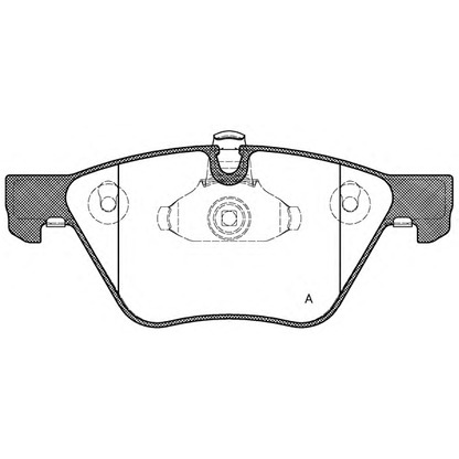 Photo Brake Pad Set, disc brake OPEN PARTS BPA105200