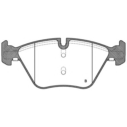 Photo Brake Pad Set, disc brake OPEN PARTS BPA105200