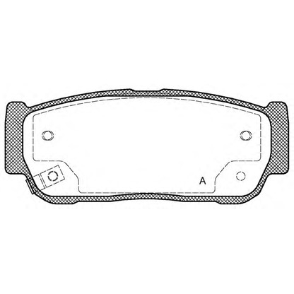 Photo Brake Pad Set, disc brake OPEN PARTS BPA106302