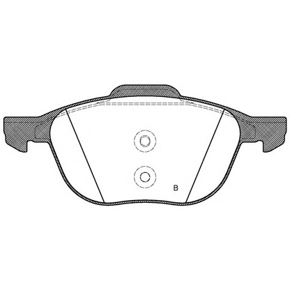 Photo Brake Pad Set, disc brake OPEN PARTS BPA108230