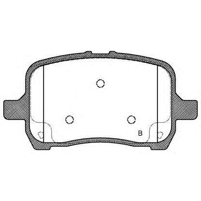 Photo Brake Pad Set, disc brake OPEN PARTS BPA108922