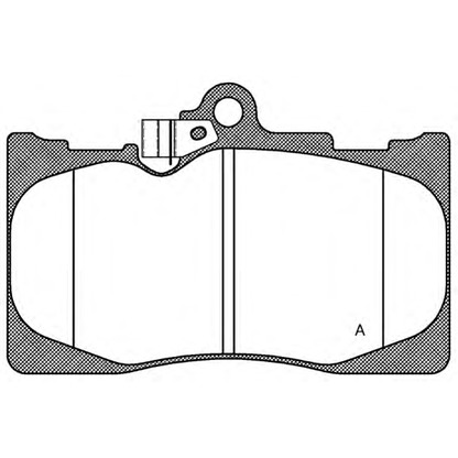 Foto Kit pastiglie freno, Freno a disco OPEN PARTS BPA118002