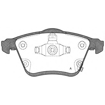 Photo Brake Pad Set, disc brake OPEN PARTS BPA118202