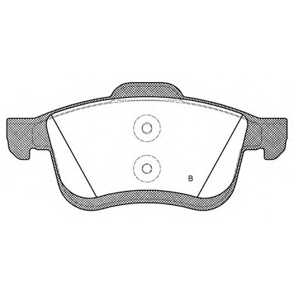 Photo Brake Pad Set, disc brake OPEN PARTS BPA118322