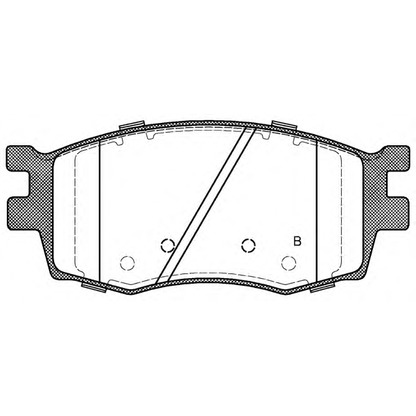 Photo Brake Pad Set, disc brake OPEN PARTS BPA120802