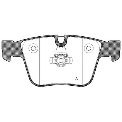 Foto Bremsbelagsatz, Scheibenbremse OPEN PARTS BPA121600