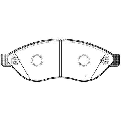 Photo Brake Pad Set, disc brake OPEN PARTS BPA123712