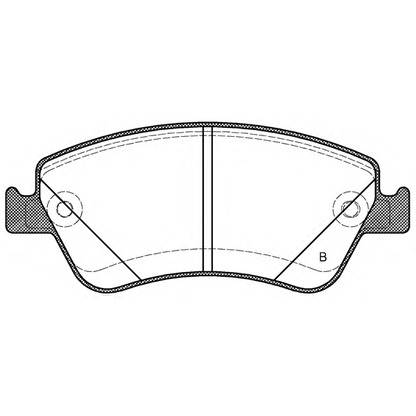 Photo Brake Pad Set, disc brake OPEN PARTS BPA131002