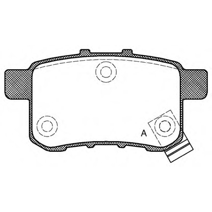 Фото Комплект тормозных колодок, дисковый тормоз OPEN PARTS BPA133202