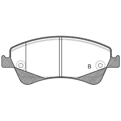 Foto Bremsbelagsatz, Scheibenbremse OPEN PARTS BPA134112