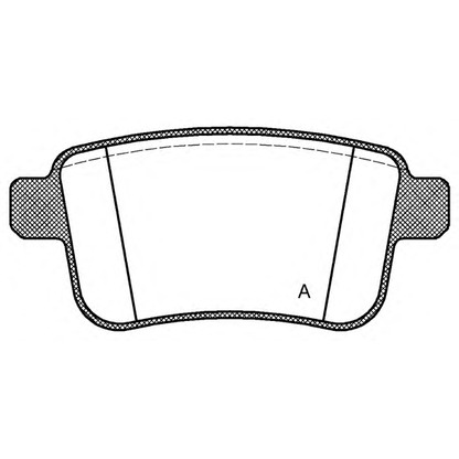 Фото Комплект тормозных колодок, дисковый тормоз OPEN PARTS BPA135200