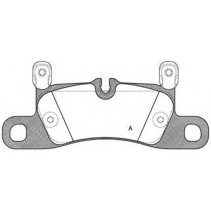 Фото Комплект тормозных колодок, дисковый тормоз OPEN PARTS BPA137920