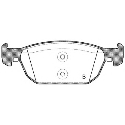 Photo Brake Pad Set, disc brake OPEN PARTS BPA138402