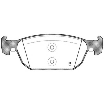 Фото Комплект тормозных колодок, дисковый тормоз OPEN PARTS BPA138402