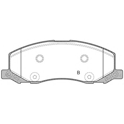 Photo Brake Pad Set, disc brake OPEN PARTS BPA138602