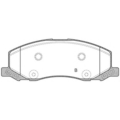 Foto Bremsbelagsatz, Scheibenbremse OPEN PARTS BPA138602