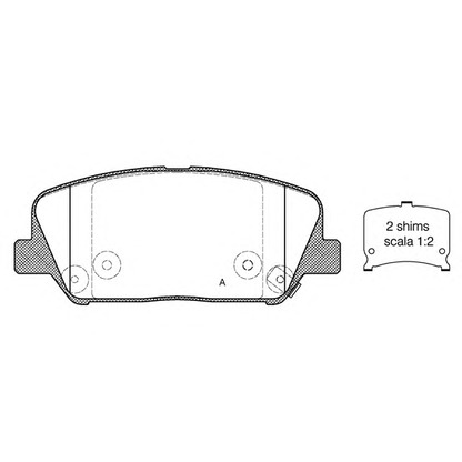 Photo Brake Pad Set, disc brake OPEN PARTS BPA139812