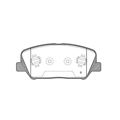 Фото Комплект тормозных колодок, дисковый тормоз OPEN PARTS BPA139812