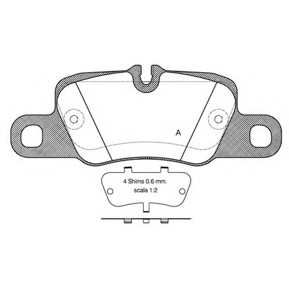 Photo Brake Pad Set, disc brake OPEN PARTS BPA140100