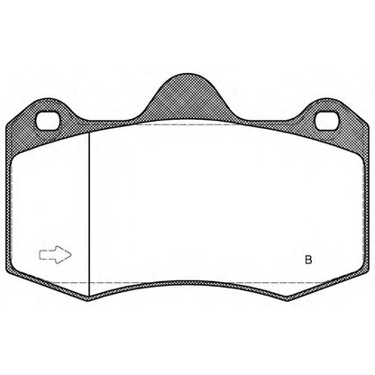 Photo Brake Pad Set, disc brake OPEN PARTS BPA140400