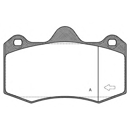 Photo Brake Pad Set, disc brake OPEN PARTS BPA140400