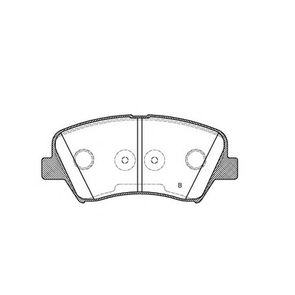 Фото Комплект тормозных колодок, дисковый тормоз OPEN PARTS BPA141232