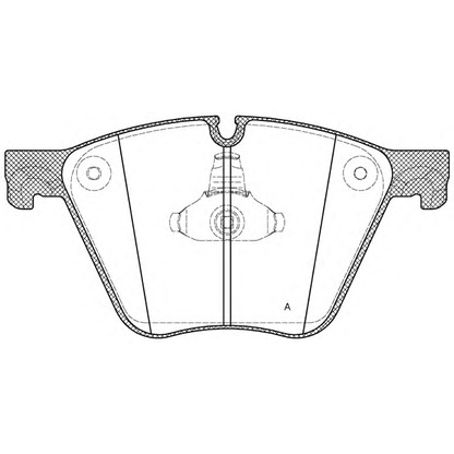 Foto Bremsbelagsatz, Scheibenbremse OPEN PARTS BPA141900