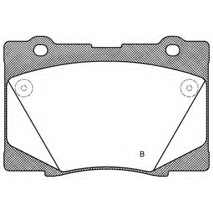 Foto Juego de pastillas de freno OPEN PARTS BPA142202