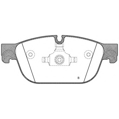 Foto Bremsbelagsatz, Scheibenbremse OPEN PARTS BPA145101