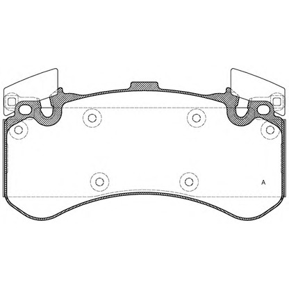 Photo Brake Pad Set, disc brake OPEN PARTS BPA146300