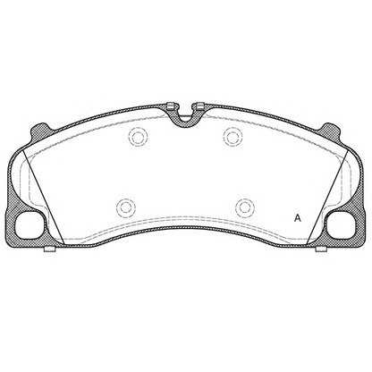 Фото Комплект тормозных колодок, дисковый тормоз OPEN PARTS BPA150900