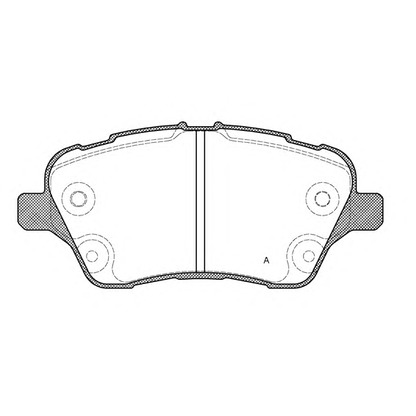 Photo Brake Pad Set, disc brake OPEN PARTS BPA151400