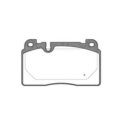 Фото Комплект тормозных колодок, дисковый тормоз OPEN PARTS BPA152700