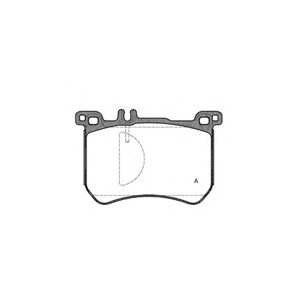 Foto Bremsbelagsatz, Scheibenbremse OPEN PARTS BPA153300