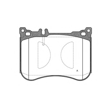 Foto Bremsbelagsatz, Scheibenbremse OPEN PARTS BPA153400