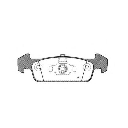 Foto Bremsbelagsatz, Scheibenbremse OPEN PARTS BPA154010