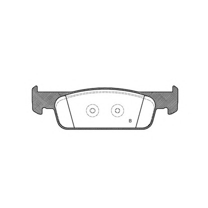 Photo Brake Pad Set, disc brake OPEN PARTS BPA154010