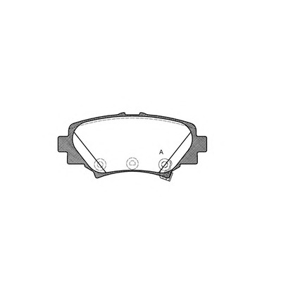 Photo Brake Pad Set, disc brake OPEN PARTS BPA157002