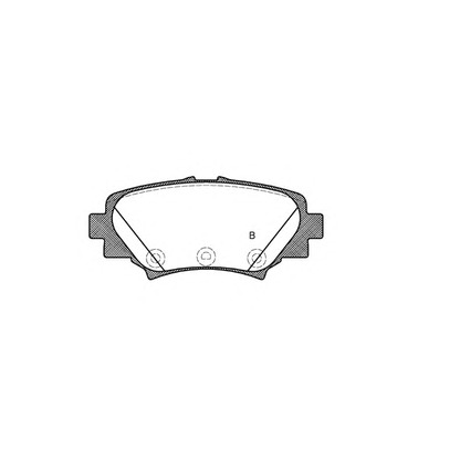 Photo Brake Pad Set, disc brake OPEN PARTS BPA157002