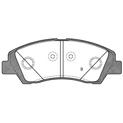 Photo Brake Pad Set, disc brake OPEN PARTS BPA158302