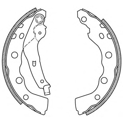 Фото Комплект тормозных колодок OPEN PARTS BSA202100