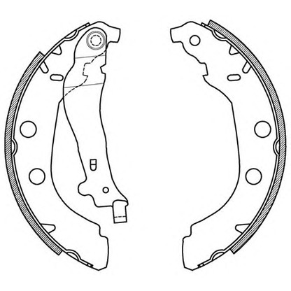 Фото Комплект тормозных колодок OPEN PARTS BSA203900